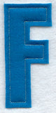 Collegiate Letter F (Crafty Cut Applique) (5 Inch)