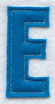Collegiate Letter E (Crafty Cut Applique) (5 Inch)