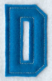 Collegiate Letter D (Crafty Cut Applique) (5 Inch)