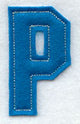Collegiate Letter P (Crafty Cut Applique) (5 Inch)