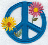 Peace, Love, and Flowers (Crafty Cut Applique)