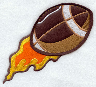 Touchdown! Football and Flames (Crafty Cut Applique)