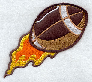 Touchdown! Football and Flames (Crafty Cut Applique)