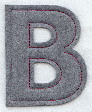 Collegiate Letter Beta (Crafty Cut Applique) (5 Inch)