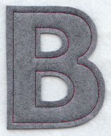 Collegiate Letter Beta (Crafty Cut Applique) (5 Inch)