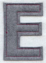 Collegiate Letter Epsilon (Crafty Cut Applique) (5 Inch)