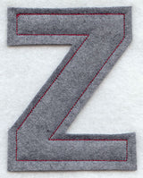 Collegiate Letter Zeta (Crafty Cut Applique) (5 Inch)