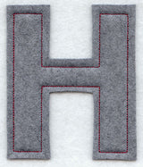 Collegiate Letter Eta (Crafty Cut Applique) (5 Inch)
