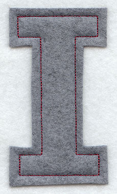 Collegiate Letter Iota (Crafty Cut Applique) (5 Inch)
