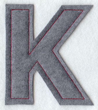 Collegiate Letter Kappa (Crafty Cut Applique) (5 Inch)