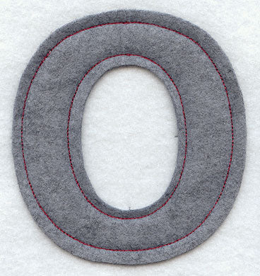 Collegiate Letter Omicron (Crafty Cut Applique) (5 Inch)