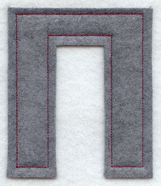 Collegiate Letter Pi (Crafty Cut Applique) (5 Inch)