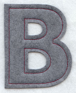Collegiate Letter Beta (Crafty Cut Applique) (5 Inch)