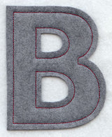 Collegiate Letter Beta (Crafty Cut Applique) (5 Inch)