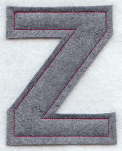 Collegiate Letter Zeta (Crafty Cut Applique) (5 Inch)