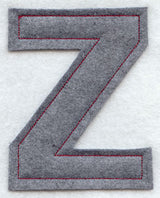 Collegiate Letter Zeta (Crafty Cut Applique) (5 Inch)