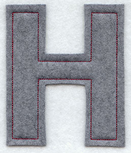 Collegiate Letter Eta (Crafty Cut Applique) (5 Inch)