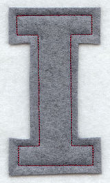 Collegiate Letter Iota (Crafty Cut Applique) (5 Inch)