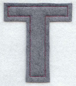 Collegiate Letter Tau (Crafty Cut Applique) (5 Inch)