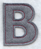 Collegiate Letter Beta (Crafty Cut Applique) (5 Inch)
