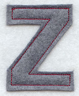 Collegiate Letter Zeta (Crafty Cut Applique) (5 Inch)