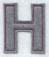 Collegiate Letter Eta (Crafty Cut Applique) (5 Inch)