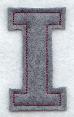 Collegiate Letter Iota (Crafty Cut Applique) (5 Inch)