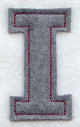 Collegiate Letter Iota (Crafty Cut Applique) (5 Inch)