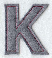 Collegiate Letter Kappa (Crafty Cut Applique) (5 Inch)