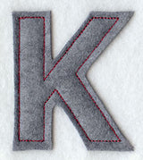 Collegiate Letter Kappa (Crafty Cut Applique) (5 Inch)