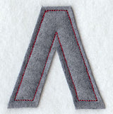 Collegiate Letter Lambda (Crafty Cut Applique) (5 Inch)