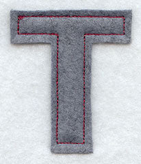 Collegiate Letter Tau (Crafty Cut Applique) (5 Inch)