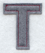 Collegiate Letter Tau (Crafty Cut Applique) (5 Inch)