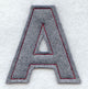 Collegiate Letter Alpha (Crafty Cut Applique) (5 Inch)