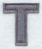 Collegiate Letter Tau (Crafty Cut Applique) (5 Inch)