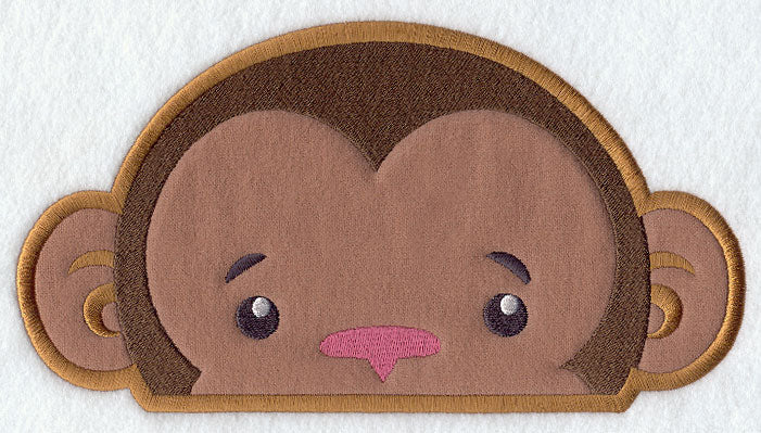 Peeking Monkey (Applique)