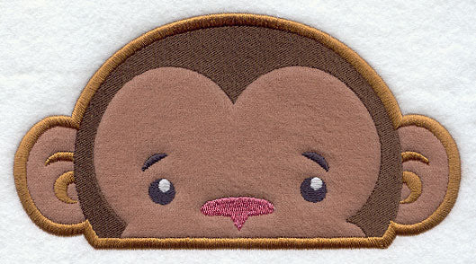 Peeking Monkey (Applique)