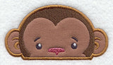 Peeking Monkey (Applique)