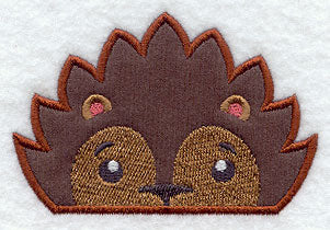 Peeking Hedgehog (Applique)