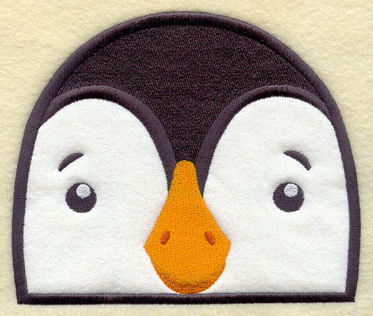 Peeking Penguin (Applique)