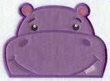 Peeking Hippo (Applique)
