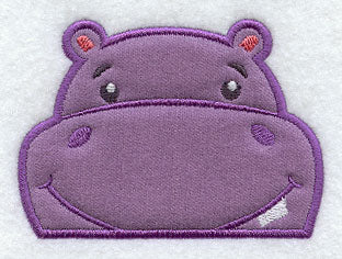 Peeking Hippo (Applique)