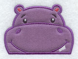Peeking Hippo (Applique)