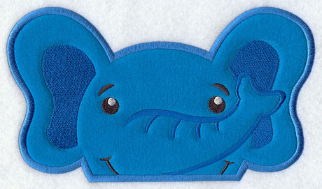 Peeking Elephant (Applique)