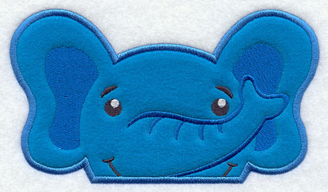 Peeking Elephant (Applique)