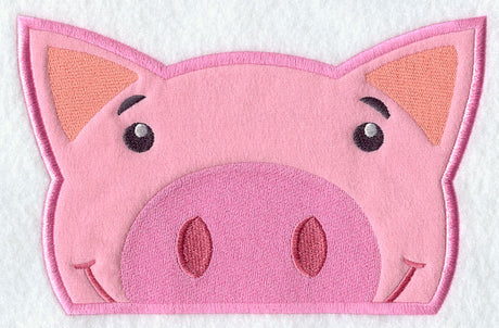 Peeking Pig (Applique)