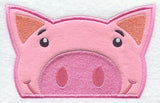 Peeking Pig (Applique)