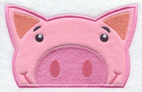 Peeking Pig (Applique)