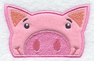 Peeking Pig (Applique)