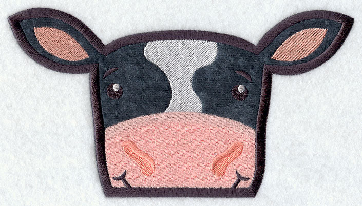 Peeking Cow (Applique)